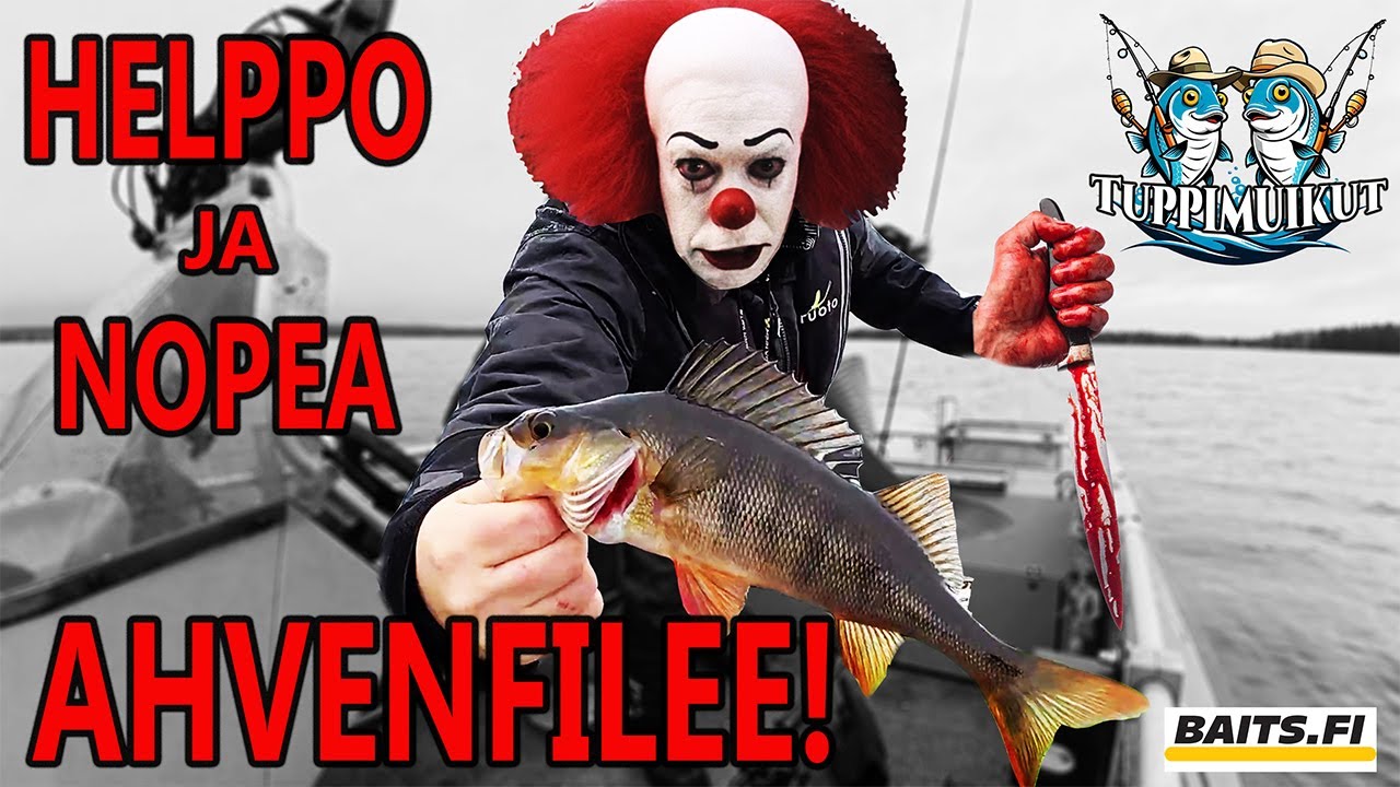Tuppimuikkujen matkassa: Nopea ja helppo ahvenen fileointi