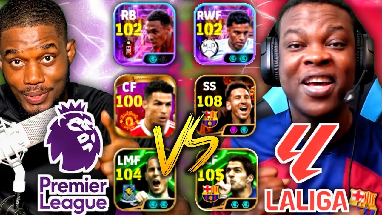 Prof BOF vs Mackie PES HD THE ULTIMATE SHOWDOWN⚔️ Premier League vs La Liga in eFootball 2025