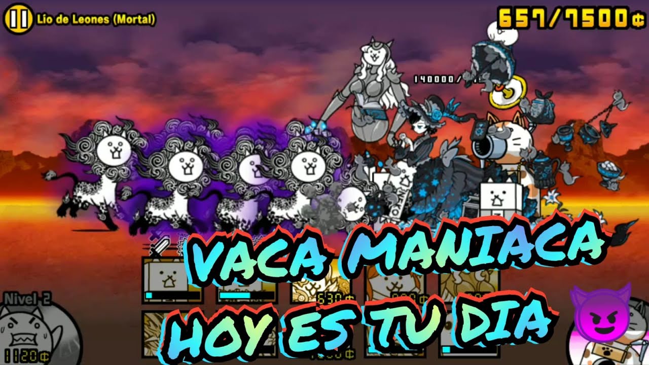 VACA MANIACA UNETE A MI xD | THE BATTLE CATS