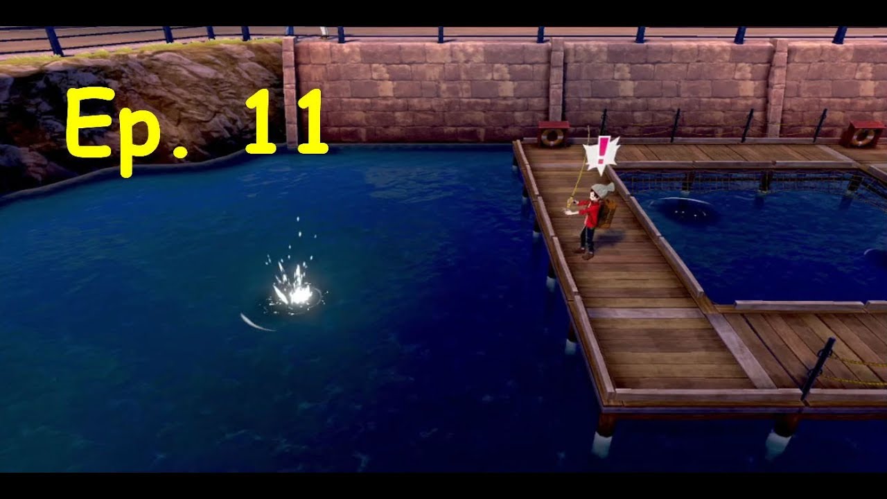 Pokémon Escudo Ep.11 - Nuevo modo de pesca en Galar