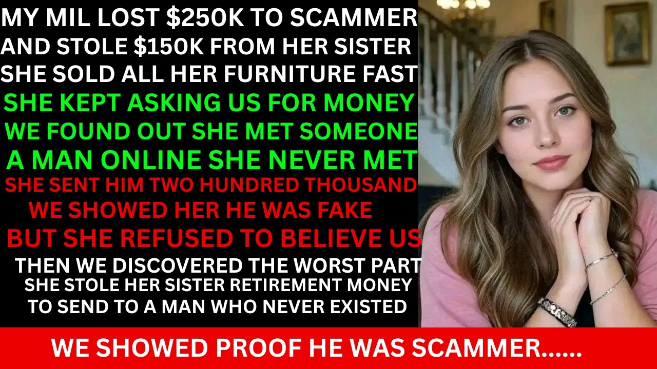 My Mother In Law Lost Over $250,000 To Romance Scams And When We Found Out She Stole $150,000 From..