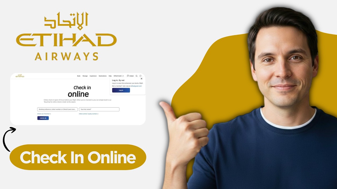 Как зарегистрироваться на рейс Etihad Airways онлайн (пошаговое руководство на 2026 год)