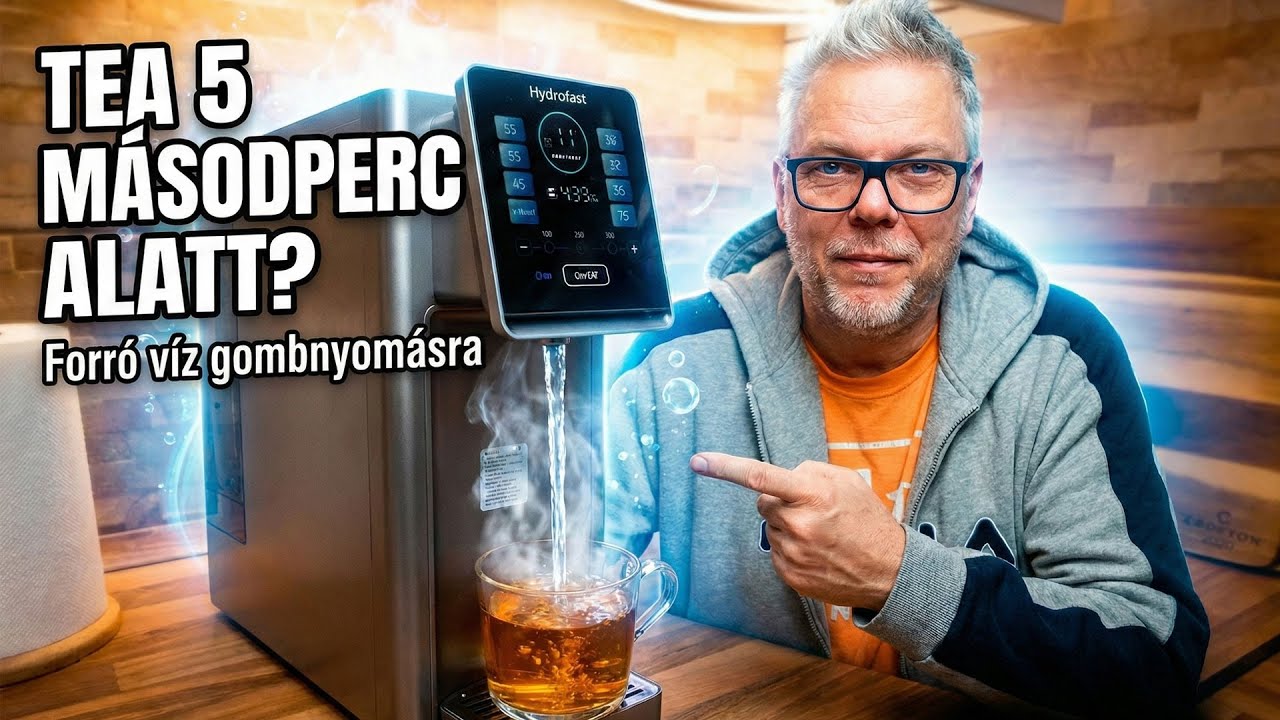 Végre tiszta vizet ihatsz? Őszinte teszt a Hydrofast W100 víztisztítóról