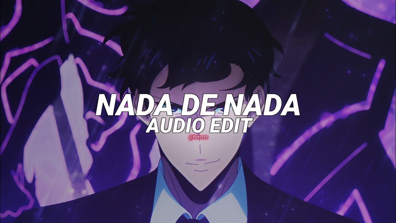 nada de nada (tiktok remix) - kvrxd [edit audio]