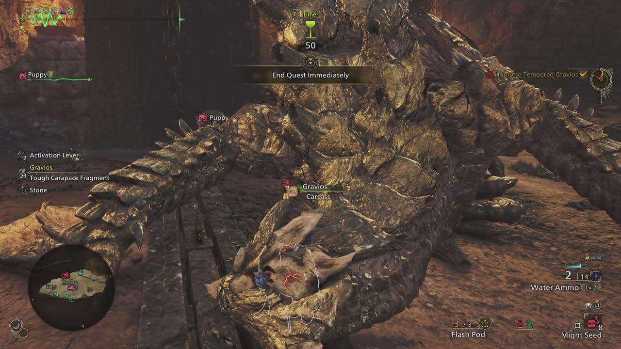 Monster Hunter Wilds - Gravios Blockade HBG 1:45:33