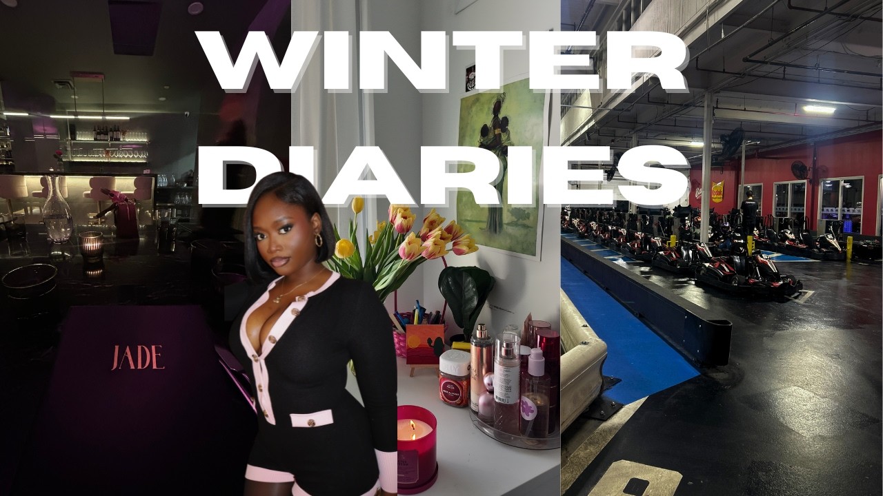 WINTER DIARIES ❄️ Random days in my life | galentines, gym, errands, midterms week