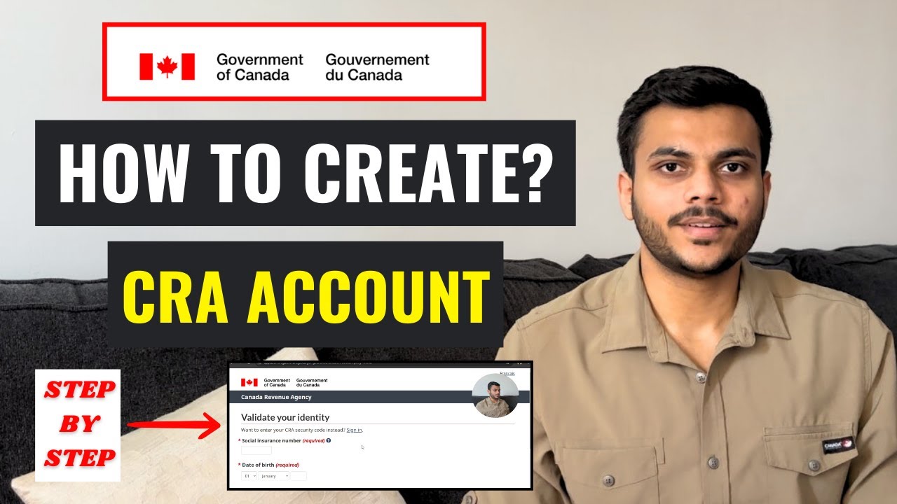 How To Create CRA Account? | Step By Step | For Newcomers 2024 |