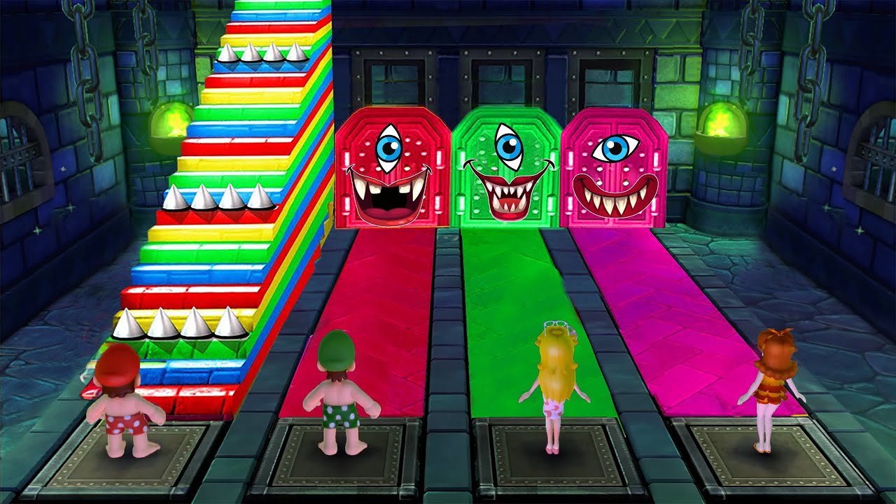 【マリオパーティ10】全スキルミニゲーム マリオ vs デイジー vs ルイージ vs ピーチ (マスターcpu)