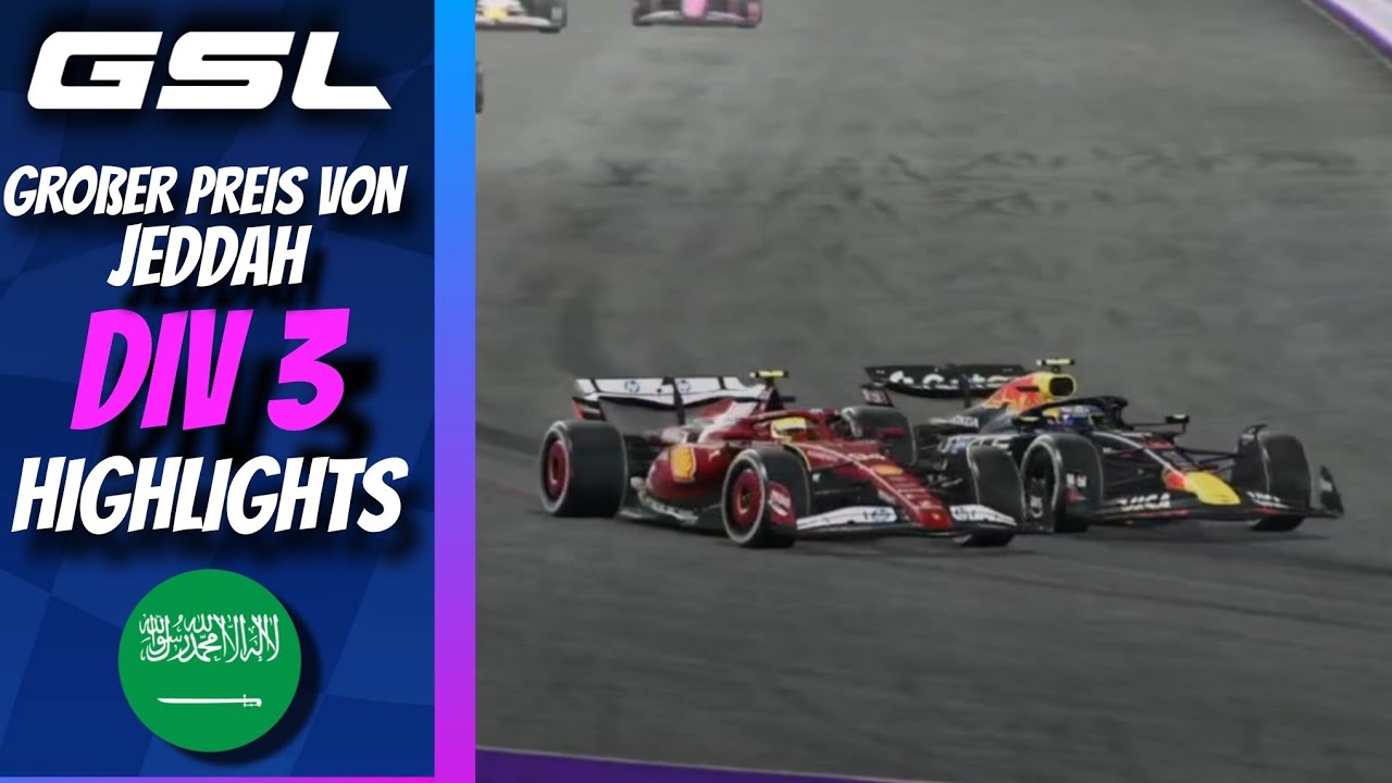 SAFETYCAR ÄRGERT FERRARI!⚔️🙄 F125 Liga | DIV 3 | Jeddah | Deutsch