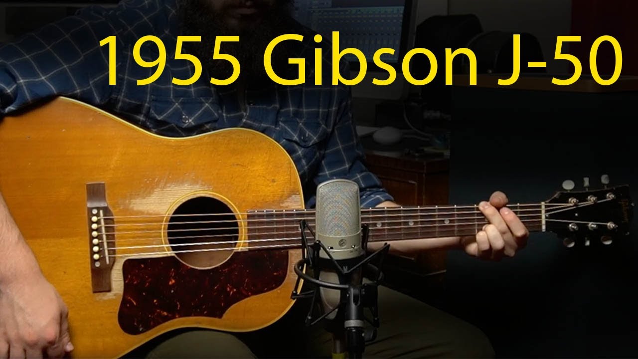 1955 Gibson J-50 : Sweet Vintage Slope D!