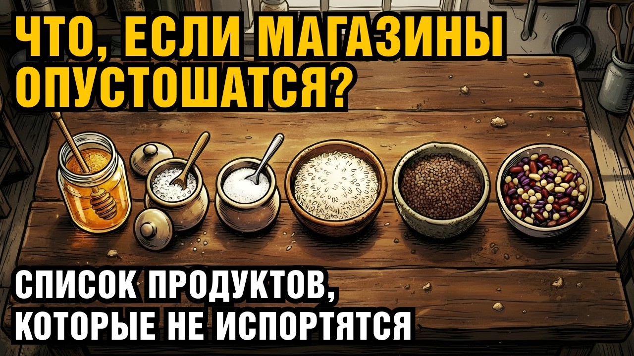 Запасы продуктов на случай чрезвычайной ситуации