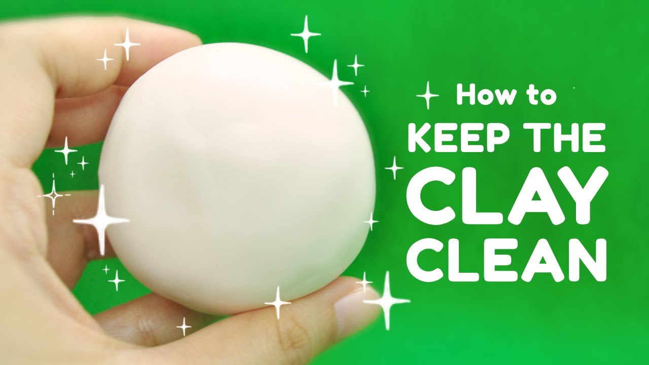 6 WAYS TO KEEP YOUR CLAY CLEAN! | Air Dry Clay Tutorial (ADC101)