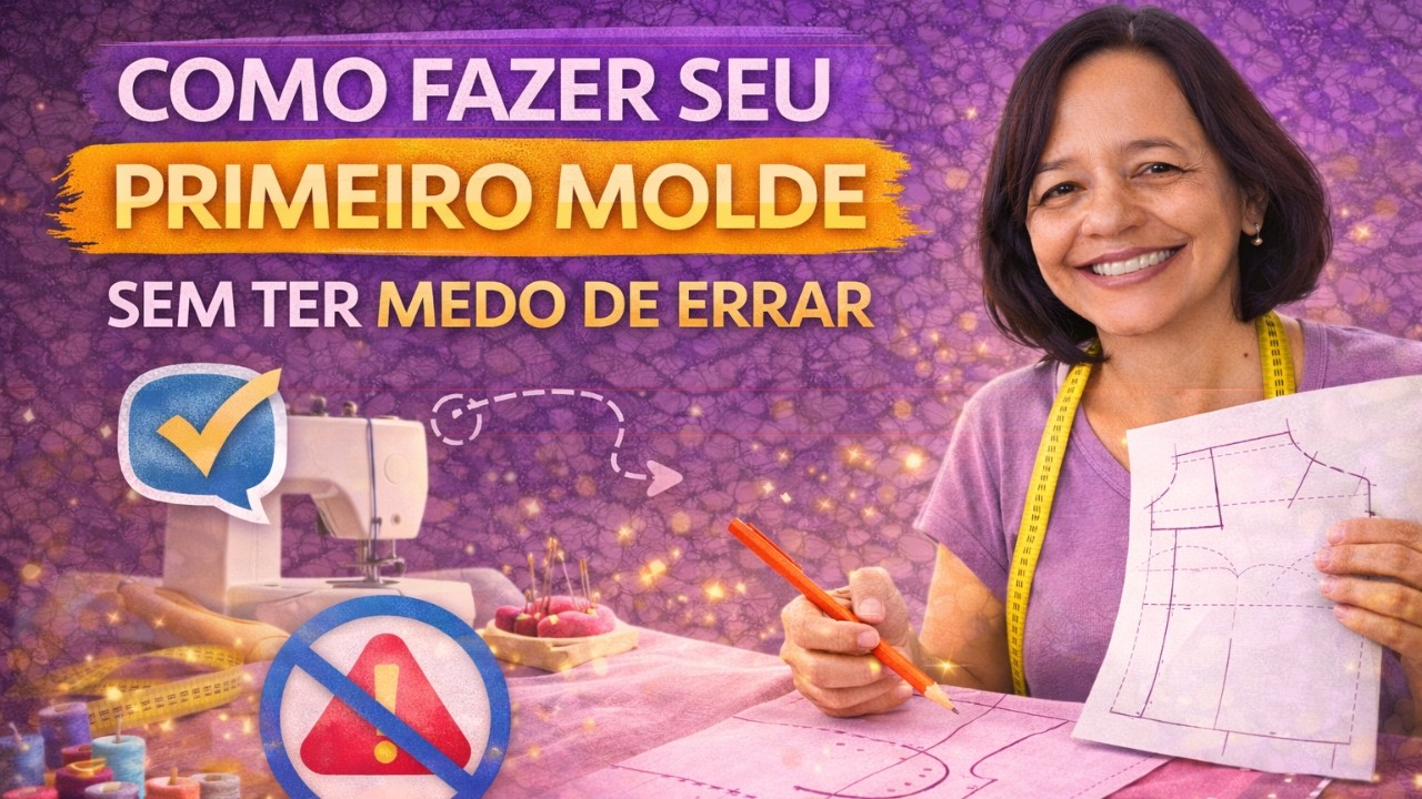 Como fazer seu primeiro molde sem ter medo de errar
