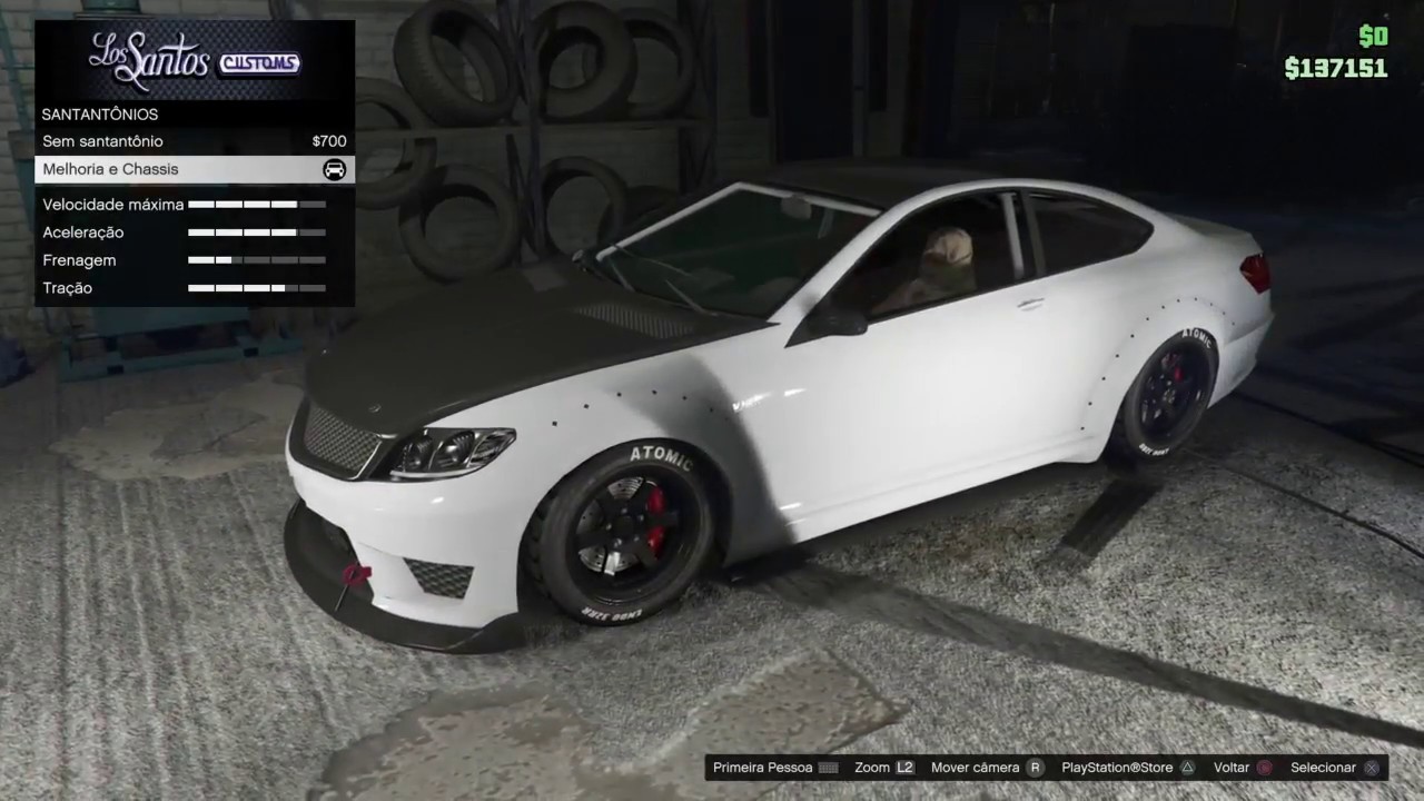 Como montar um carro de drift no gta 5