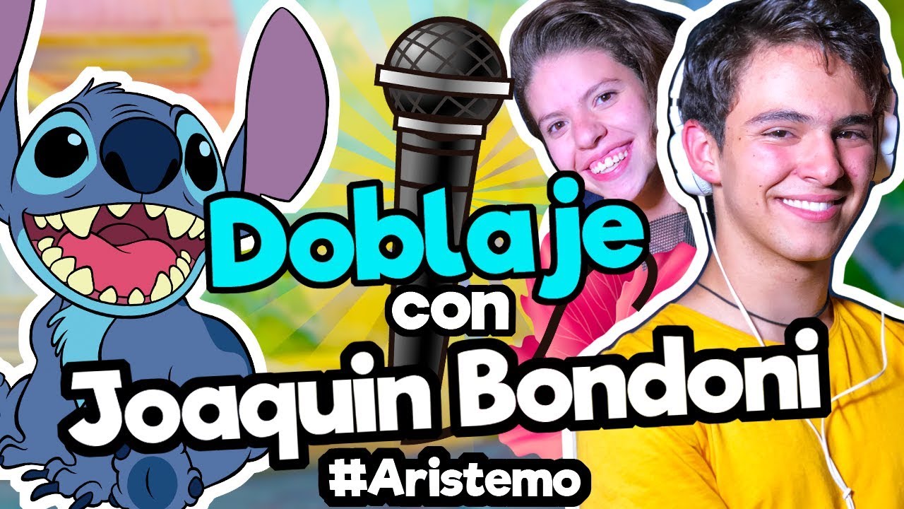 FANDUB (Doblaje de Stitch) con Joaquin Bondoni y Andy - #Aristemo/ Memo Aponte