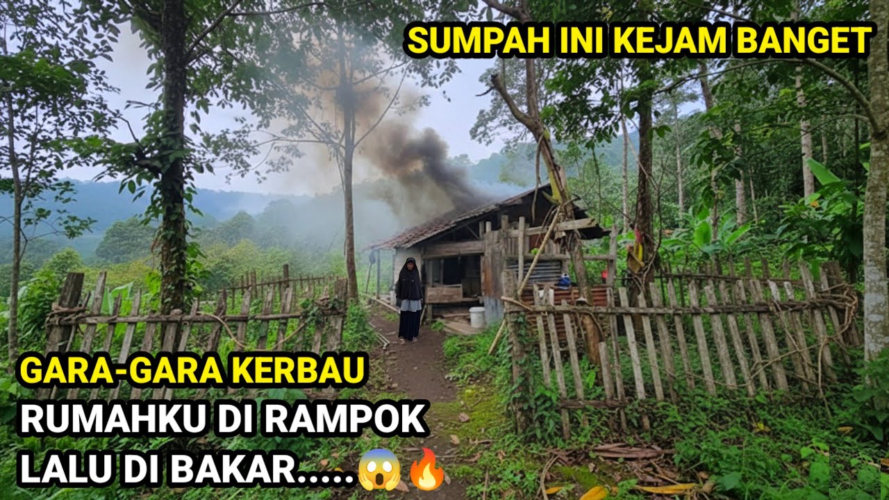 RUMAH DI RAMPOK DAN DI BAKAR 2 LANSIA BERTAHAN HIDUP DI DALAM HUTAN CISARUA ZONA LONGSOR
