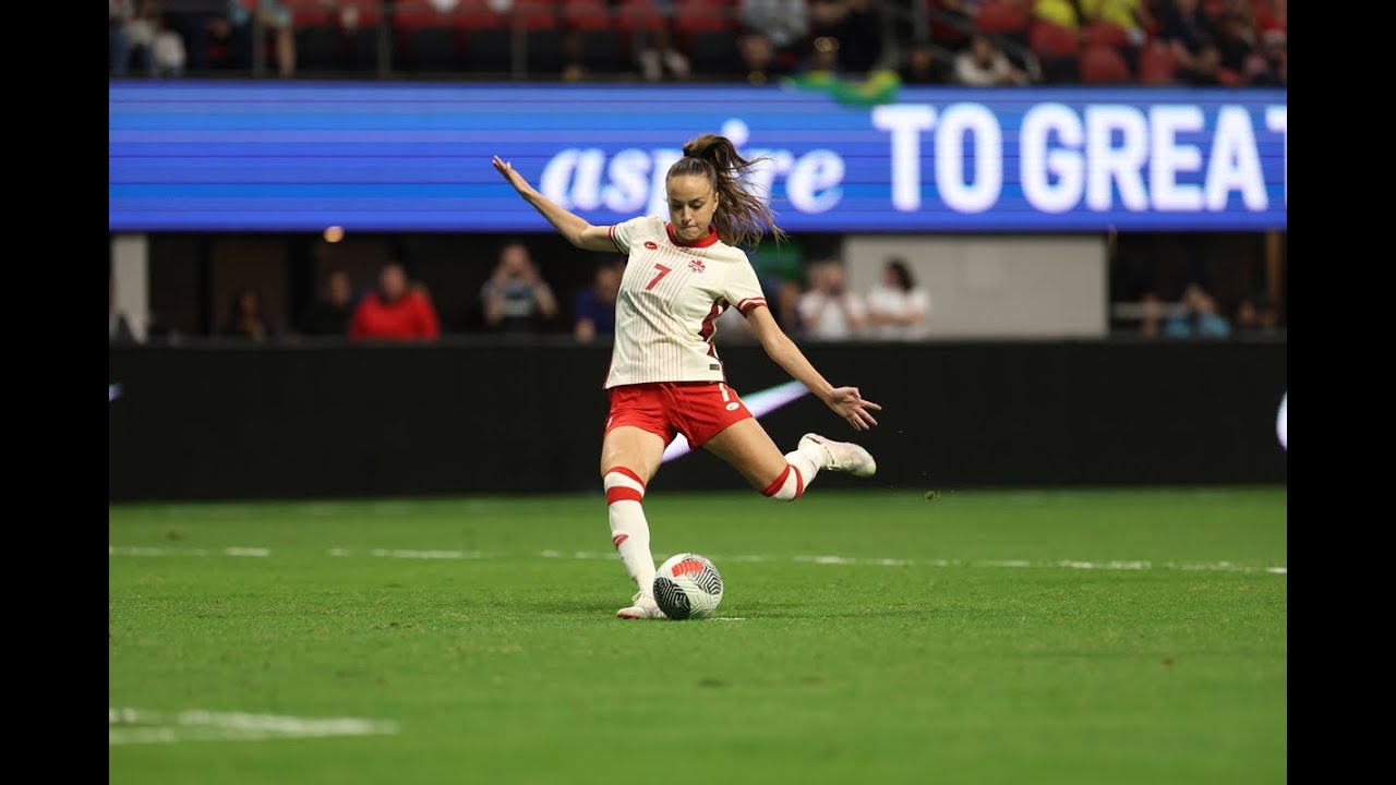 Julia Grosso GAME WINNER | Brazil vs. Canada | 2024 SheBelieves Cup Semifinal - April 6, 2024