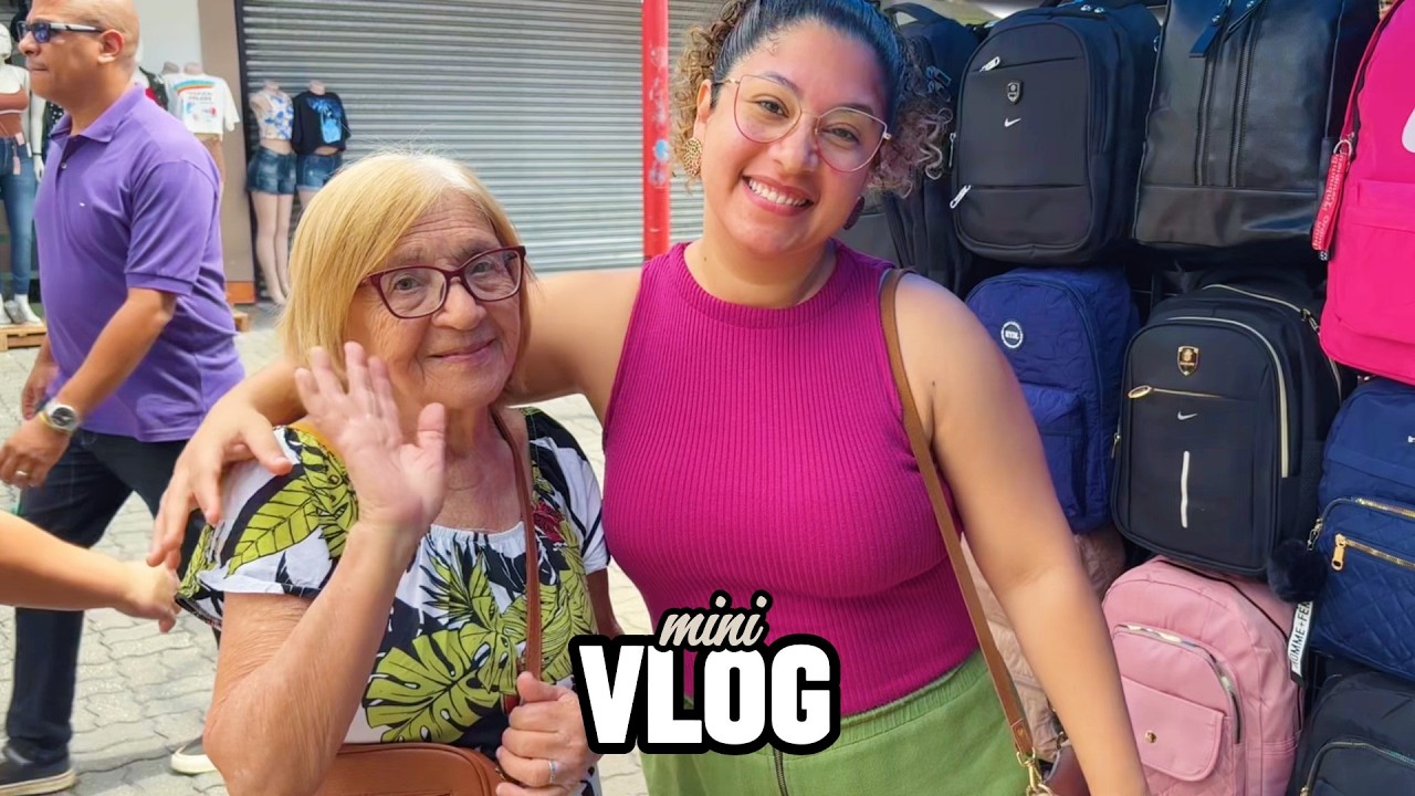 VLOG - Encontrei minha m&atilde;e na rua e levei ela para Almo&ccedil;ar