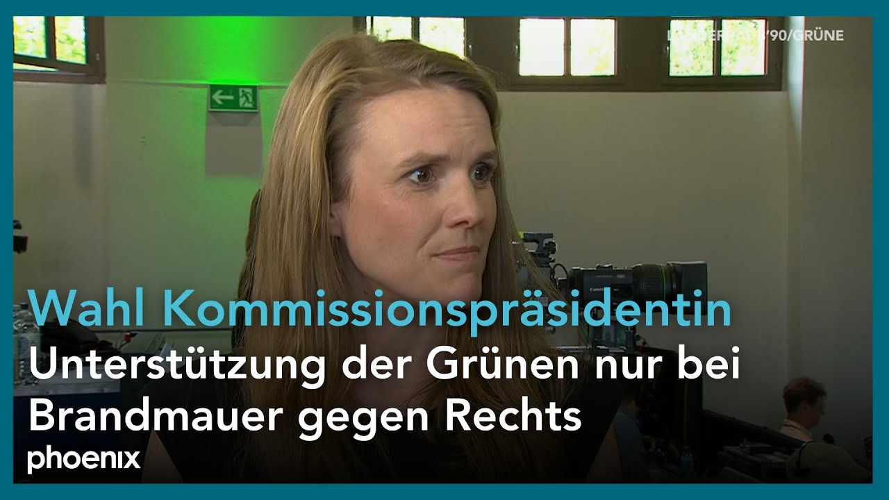 Europawahl-Spitzenkandidatin Terry Reintke (Grüne) im Interview auf dem Länderrat | 01.06.24