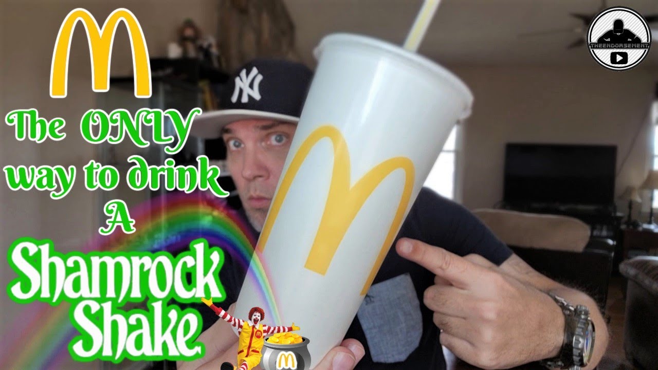 The ONLY Way To Drink a McDonald's&reg; Shamrock Shake! ☘️🥤 | Shamrock Shake 2021
