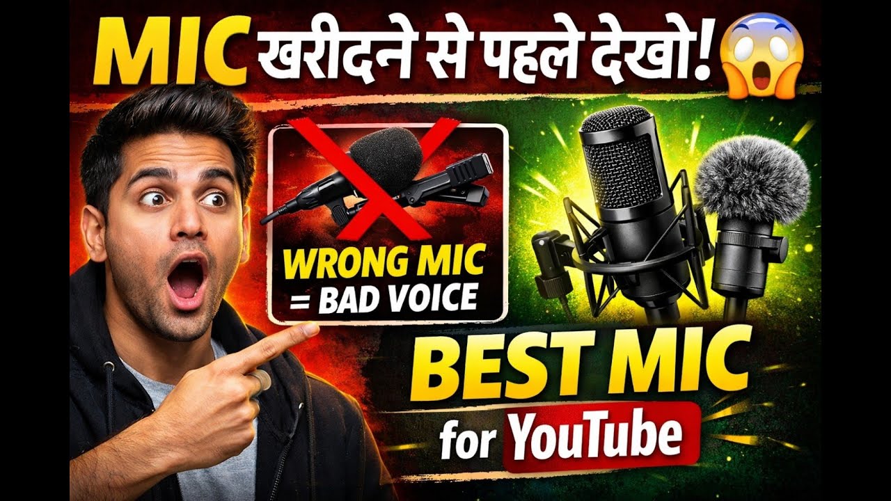 Watch this before buying a mic for YouTube: II Best Mic For Youtube