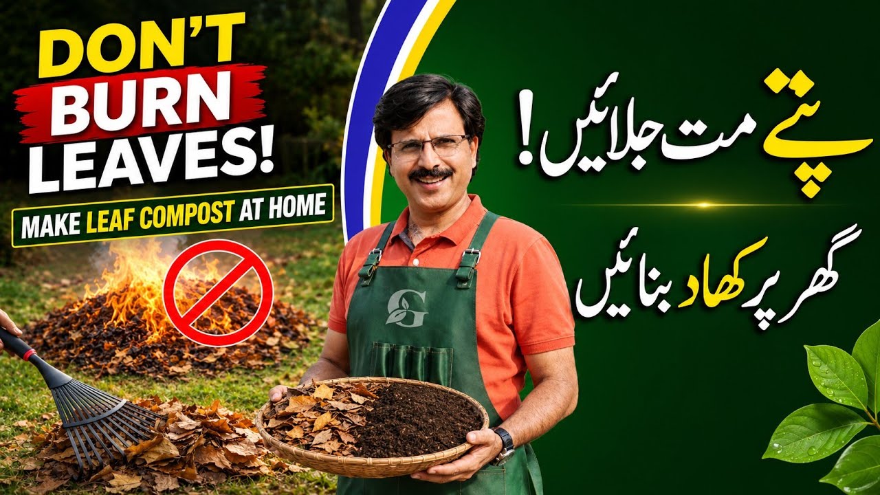 Leaf Collection Made Easy + Simple Leaf Composting Method Explained | Javed Iqbal