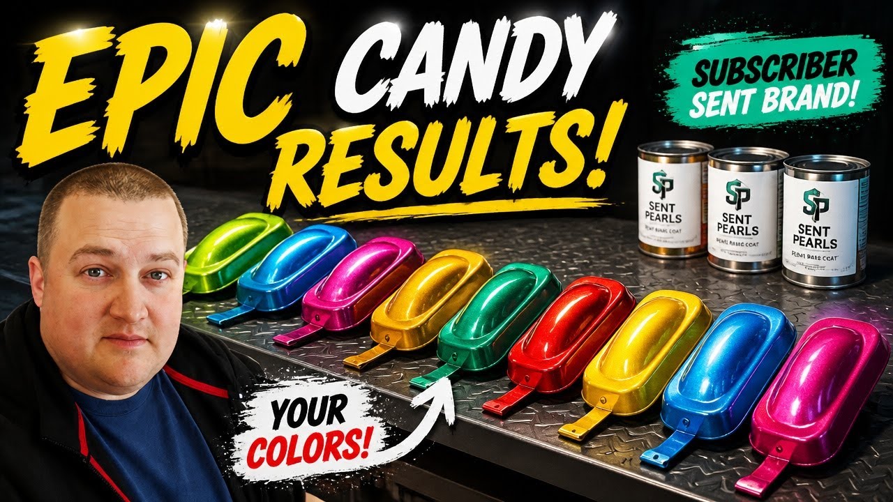 CREATE YOUR OWN CANDY PAINT JOBS! USING A SUBSCRIBER'S SENT OWN BRAND OF PEARL BASE COATS 😎👍🏻🫟