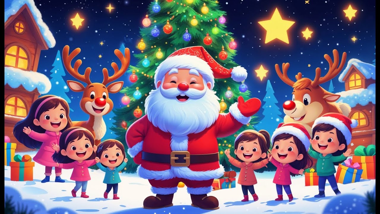🎄1 Hour Christmas Songs for Kids 🎅✨ | Miracle4Kids Christmas Mega Mix 2025 | Fun Kids Music & Carols
