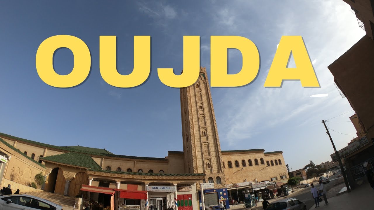 MOROCCO OUJDA CITY 2022 (ROUTE DE LA GARE) ...Walking Tour , Video Walk【4K】