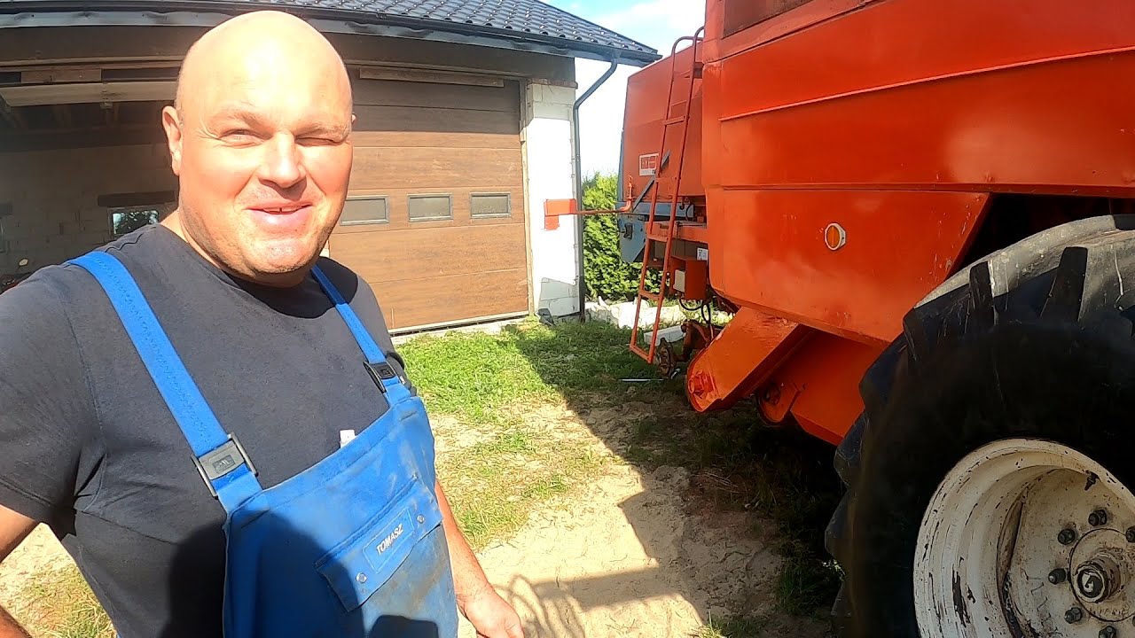 Malowanie kół i sieczkarni w Bizonie na testy. Jak zdjąć sprężynę lamp.