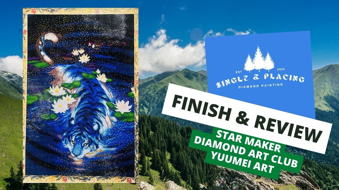 Finish and Review: Star Maker - Diamond Art Club - Yuumei Art #diamondpainting #diamondartclub