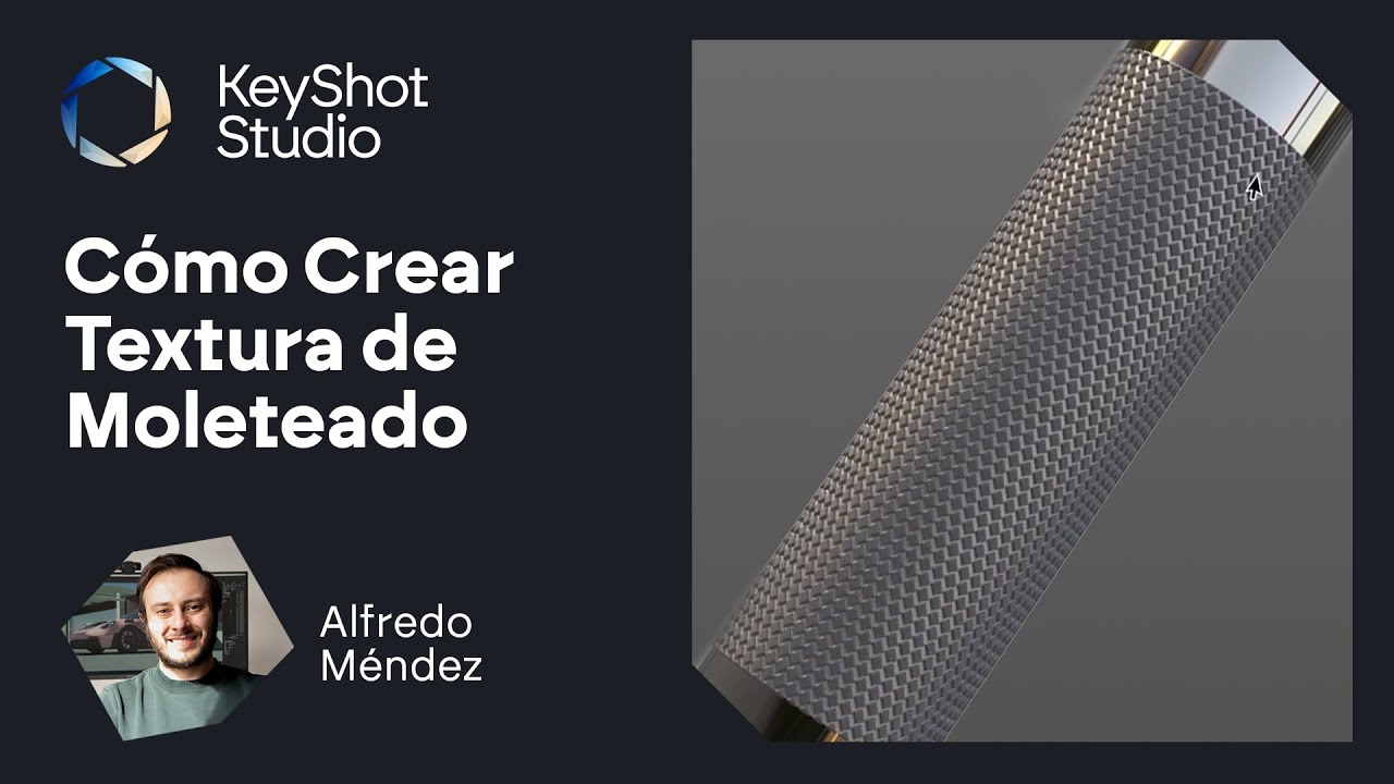 KeyShot Consejos Profesionales - Cómo Crear Textura de Moleteado