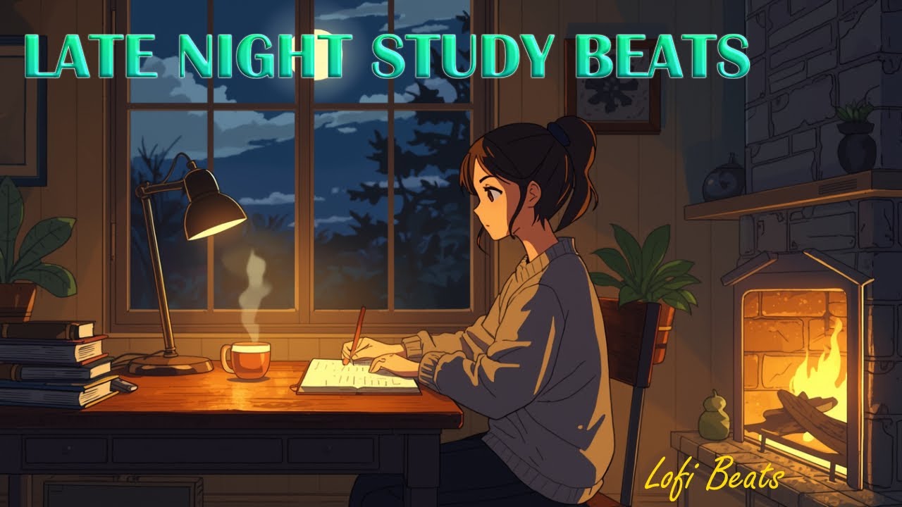 Late Night Study Beats – Calm Lofi Music for Studying, Reading & Working Late