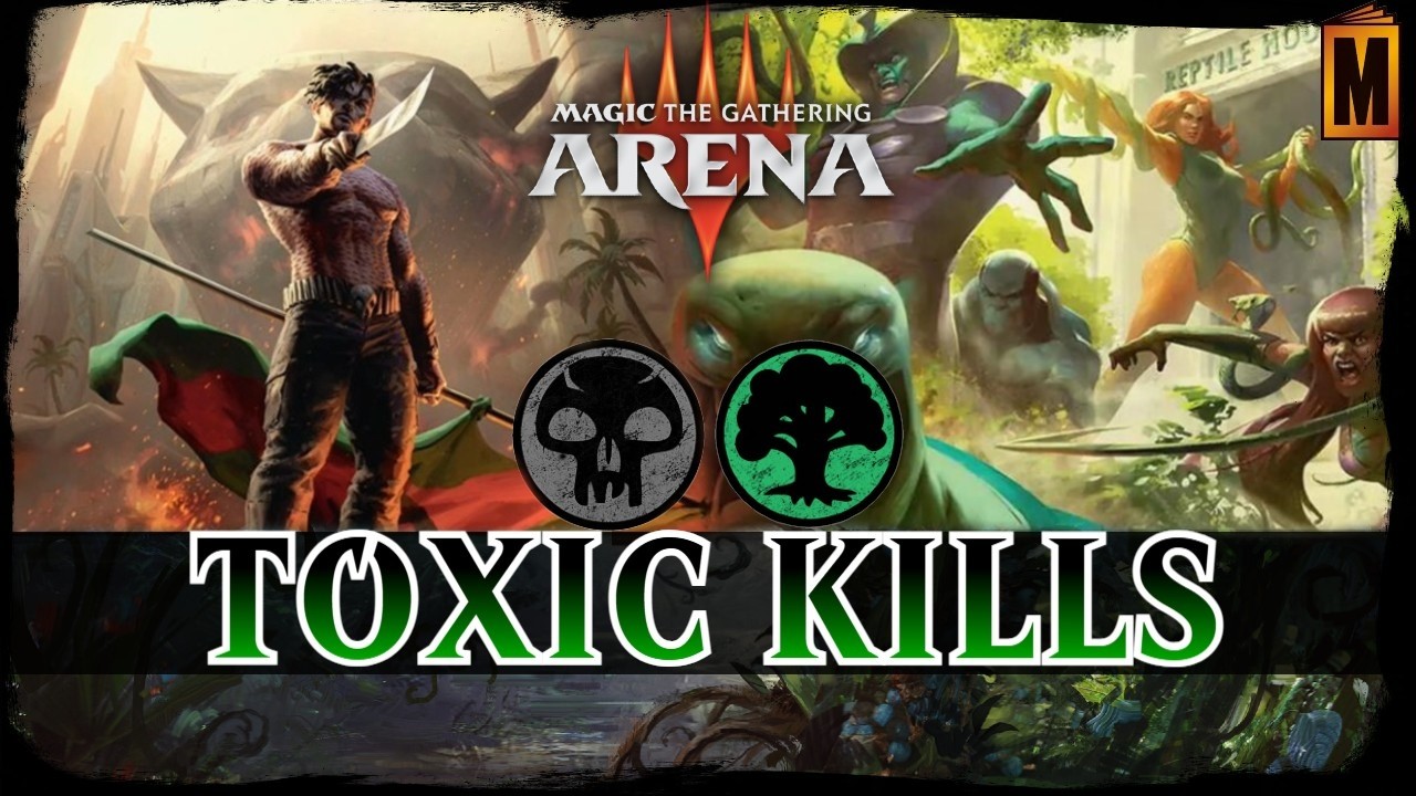 ОБЩЕСТВО ЗМЕЙ: ЯД | MTG Arena Golgari Toxic Aggro: колода Standard в стиле MARVEL SUPER HEROES