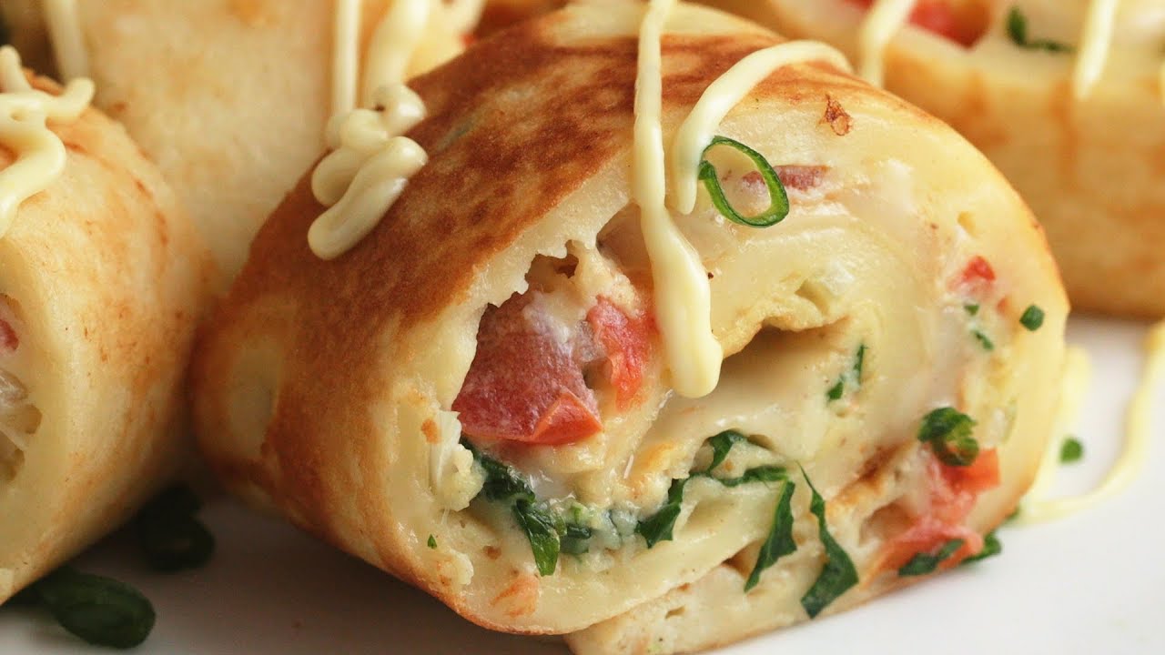 Spicy Crepe Rolls