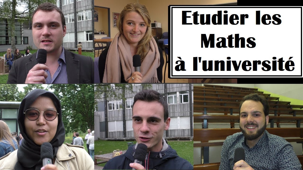 Faire ses &eacute;tudes de maths &agrave; l'universit&eacute;