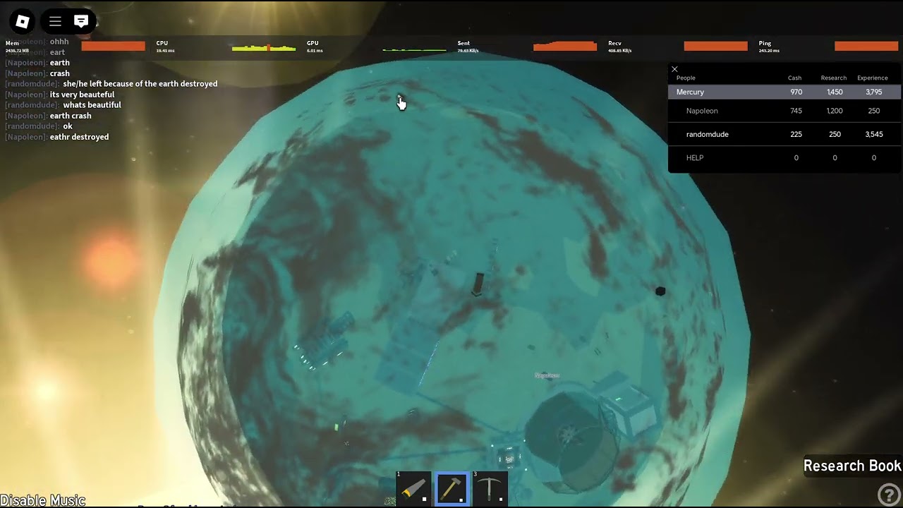 planet exploration (play it) - #roblox #game #planet #exploration #outerspace #earth #moon #cool #ya