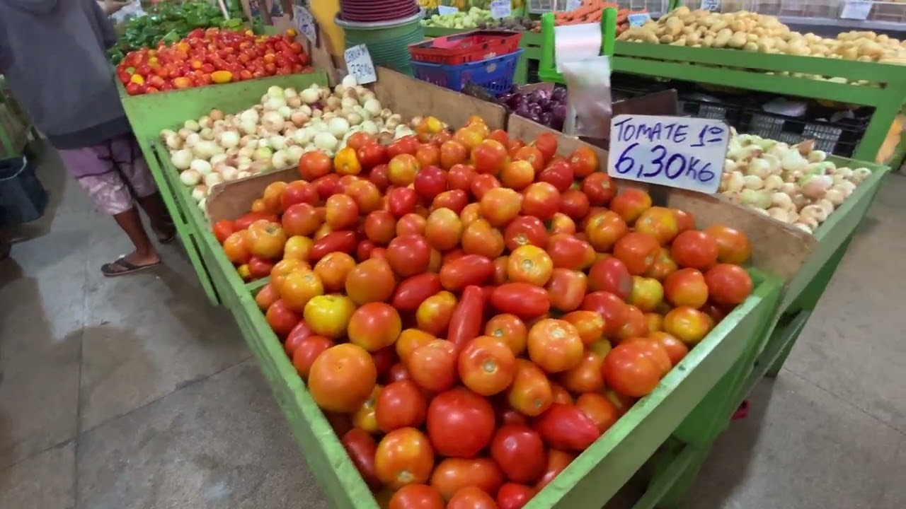 Imagens do mercado de Caramuru em Parnaiba, PI