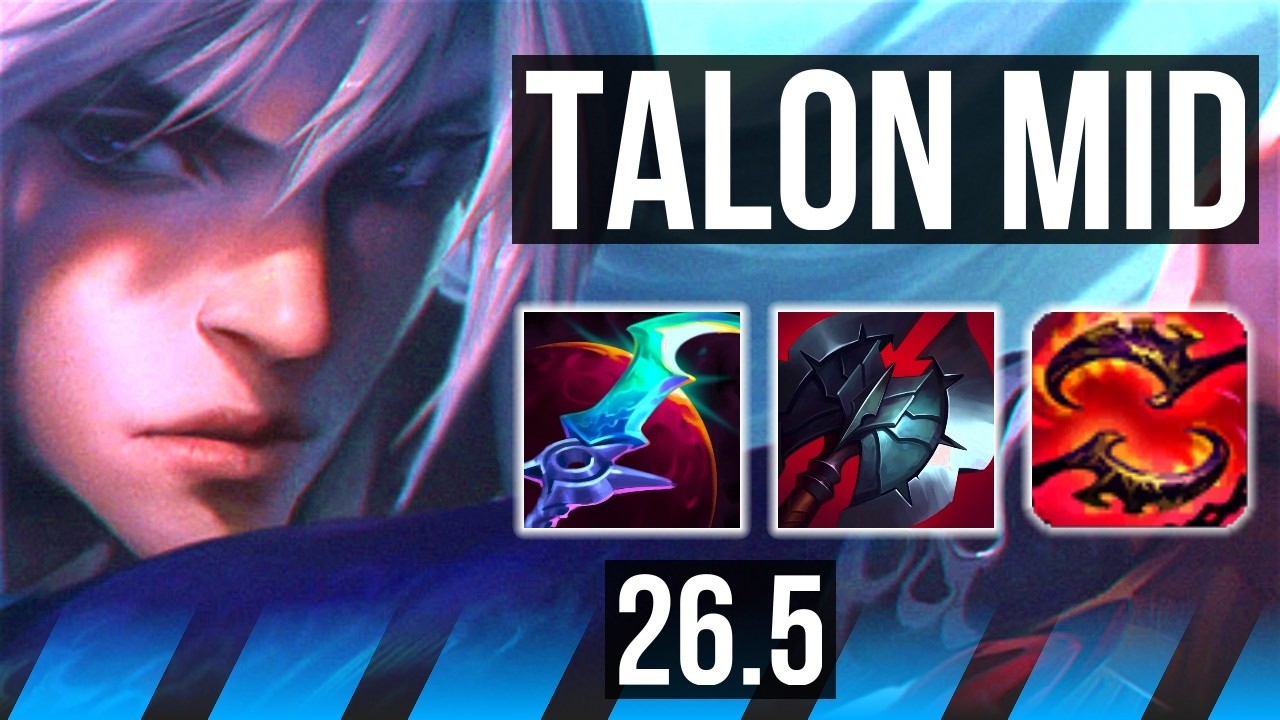 TALON vs AHRI (MID) | 47K damage | KR Master | 26.5