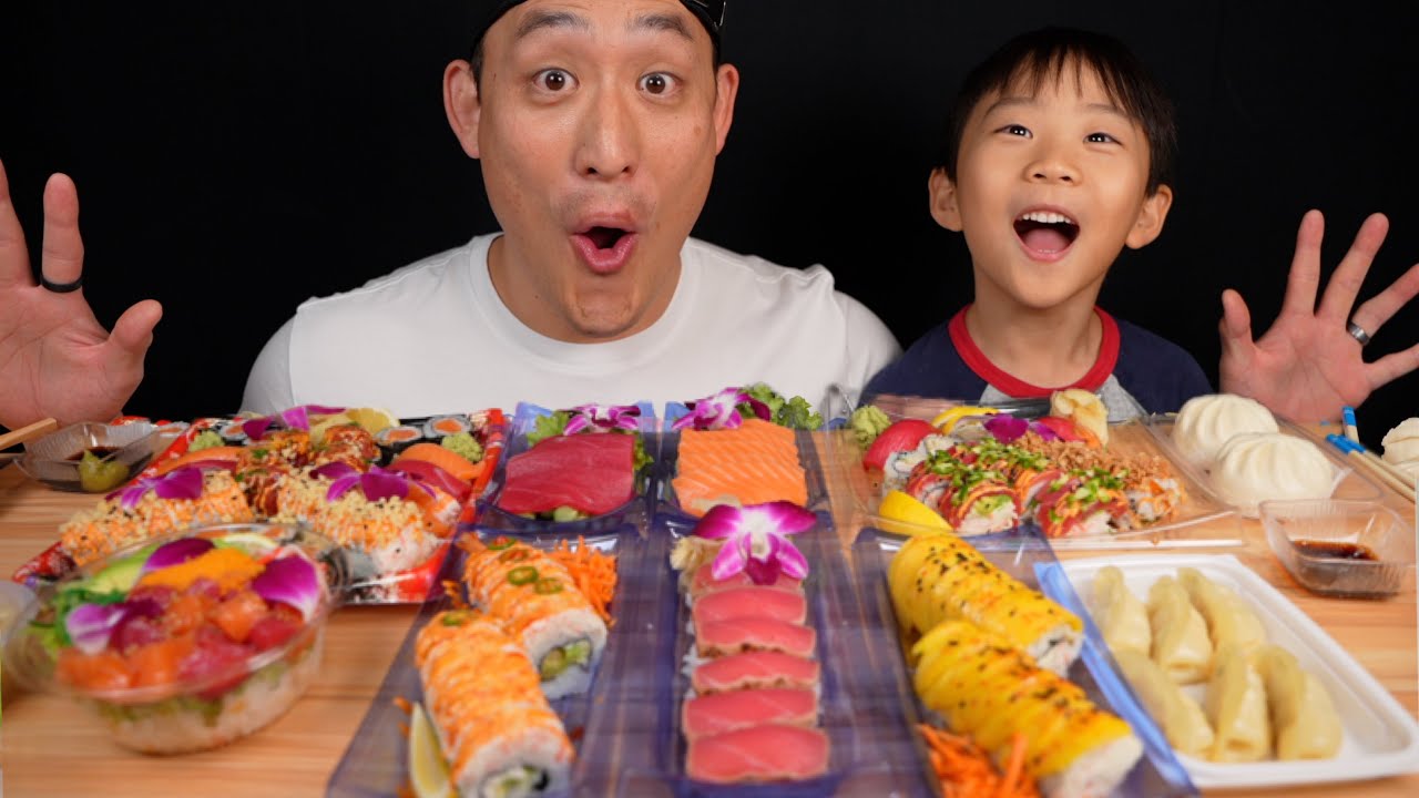 SUSHI SUSHI SUSHI Mukbang