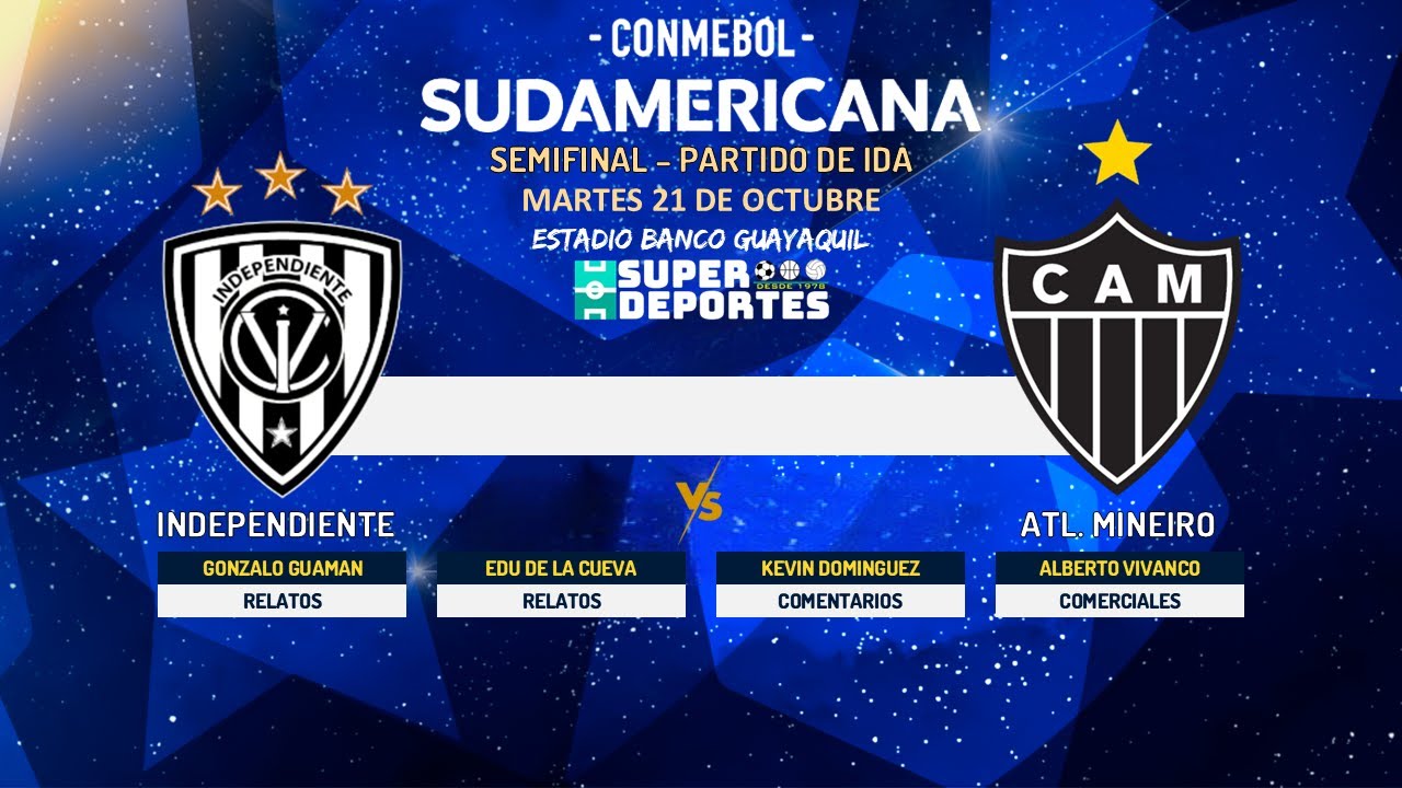 INDEPENDIENTE DEL VALLE vs ATL. MINEIRO | COPA SUDAMERICANA 2025 | SEMIFINILA DE IDA