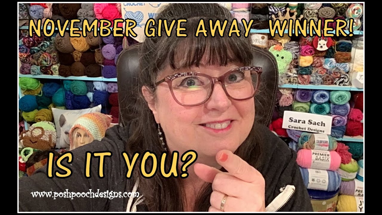 COFFEE AND CROCHET LIVE PODCAST - November 19, 2024 - November Winner Announced
