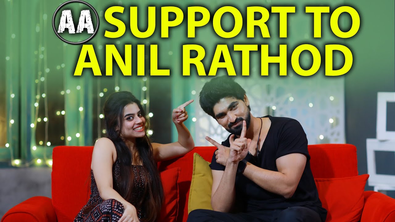 AA supports Anil Rathod - Biggboss II Tanya with Anil rathod  II Firefly House