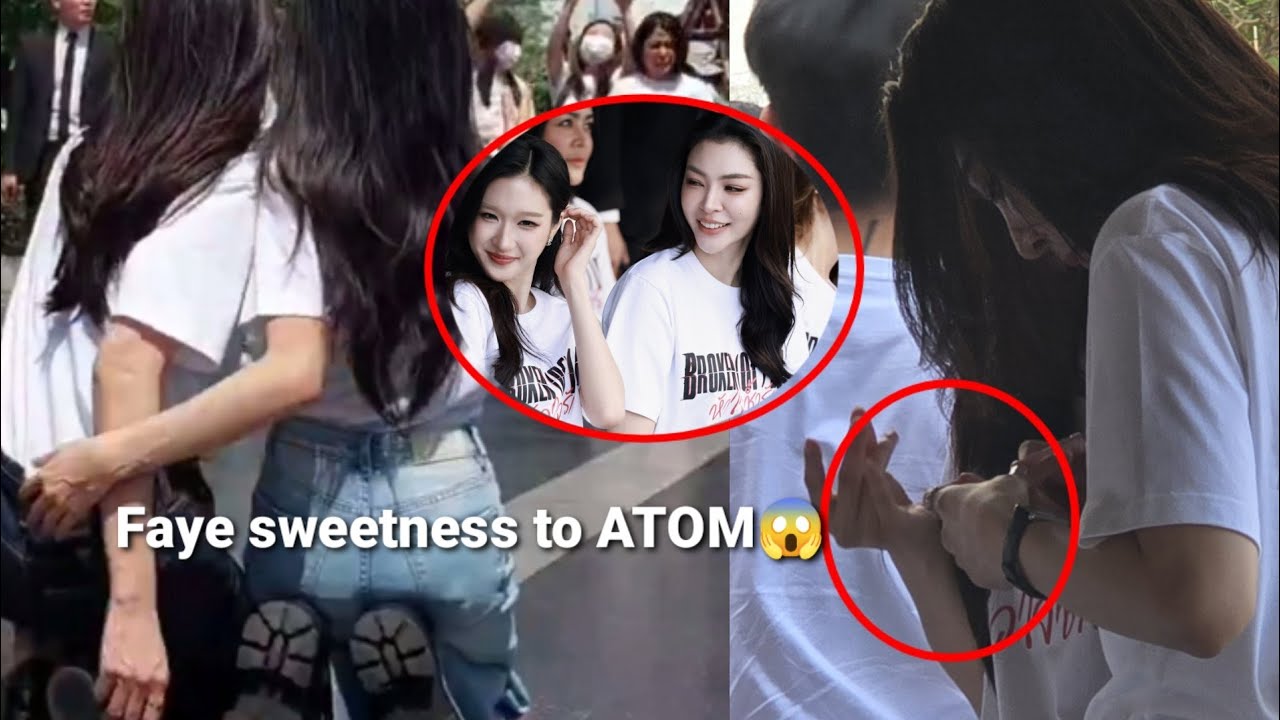 How FAYE handle the clinginess and  SWEETNESSES side of ATOM during the ceremony of their new series