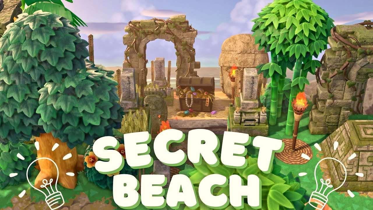 NEW Ideas for Your Secret Beach in Animal Crossing 🏝️
