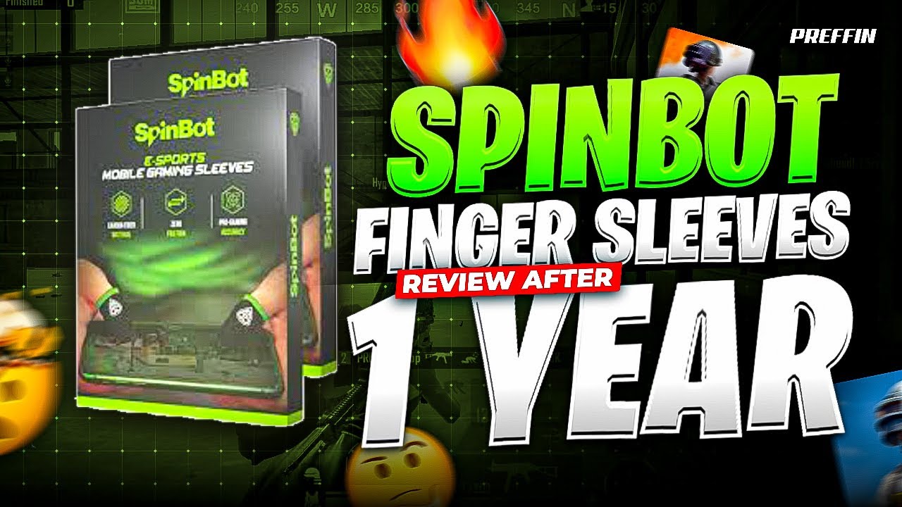 Spinbot Fingersleeve Review | Spinbot Black vs White Fingersleeve | Best Fingersleeve for Gaming
