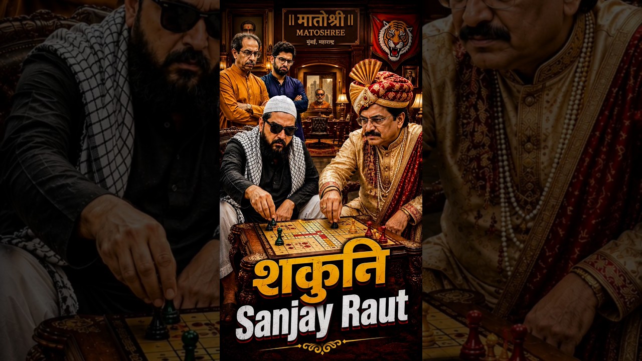 शकुनि Sanjay Raut | Secular Hindu | #youtubeshorts #shorts #shortvideo #funny #comedy #shivsena #bjp