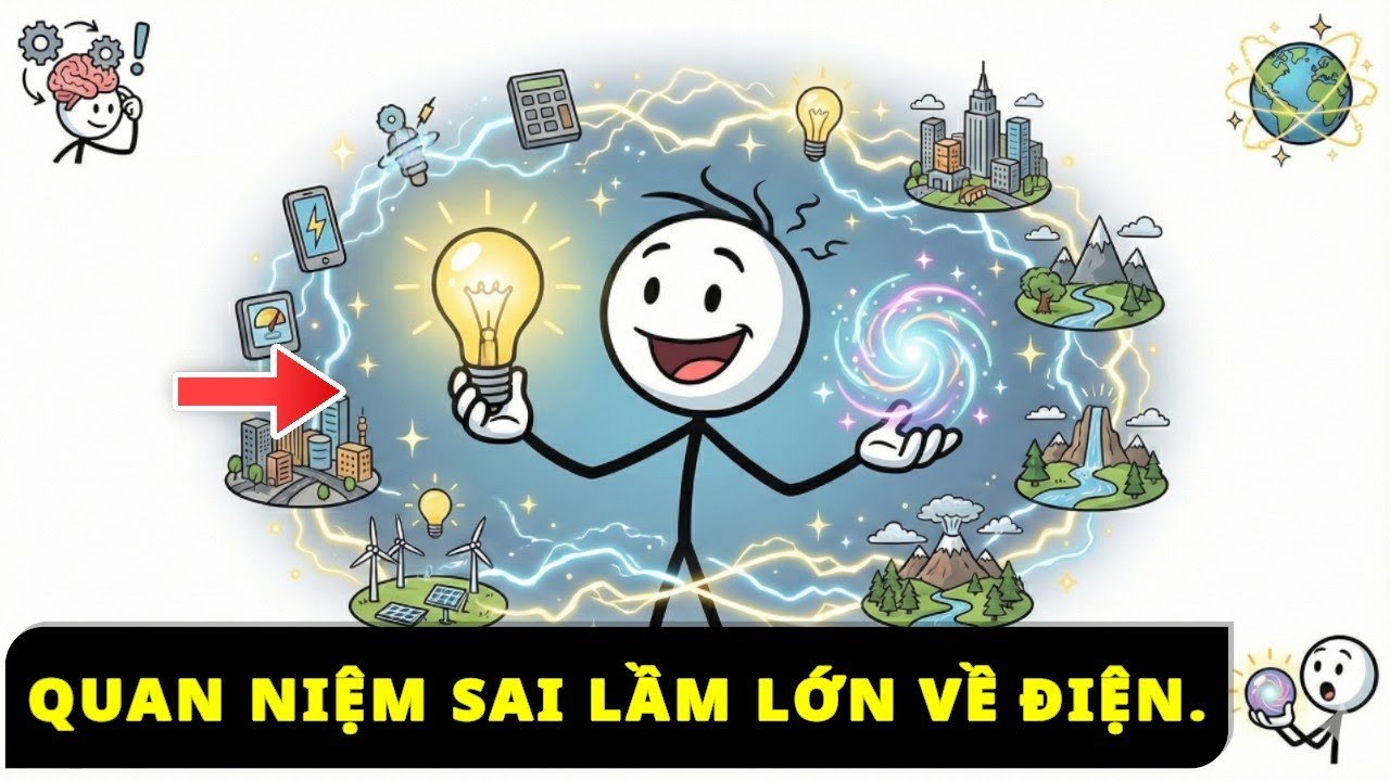 Richard Feynman | Quan niệm sai lầm lớn về ĐIỆN mà mọi người vẫn nghĩ là đúng