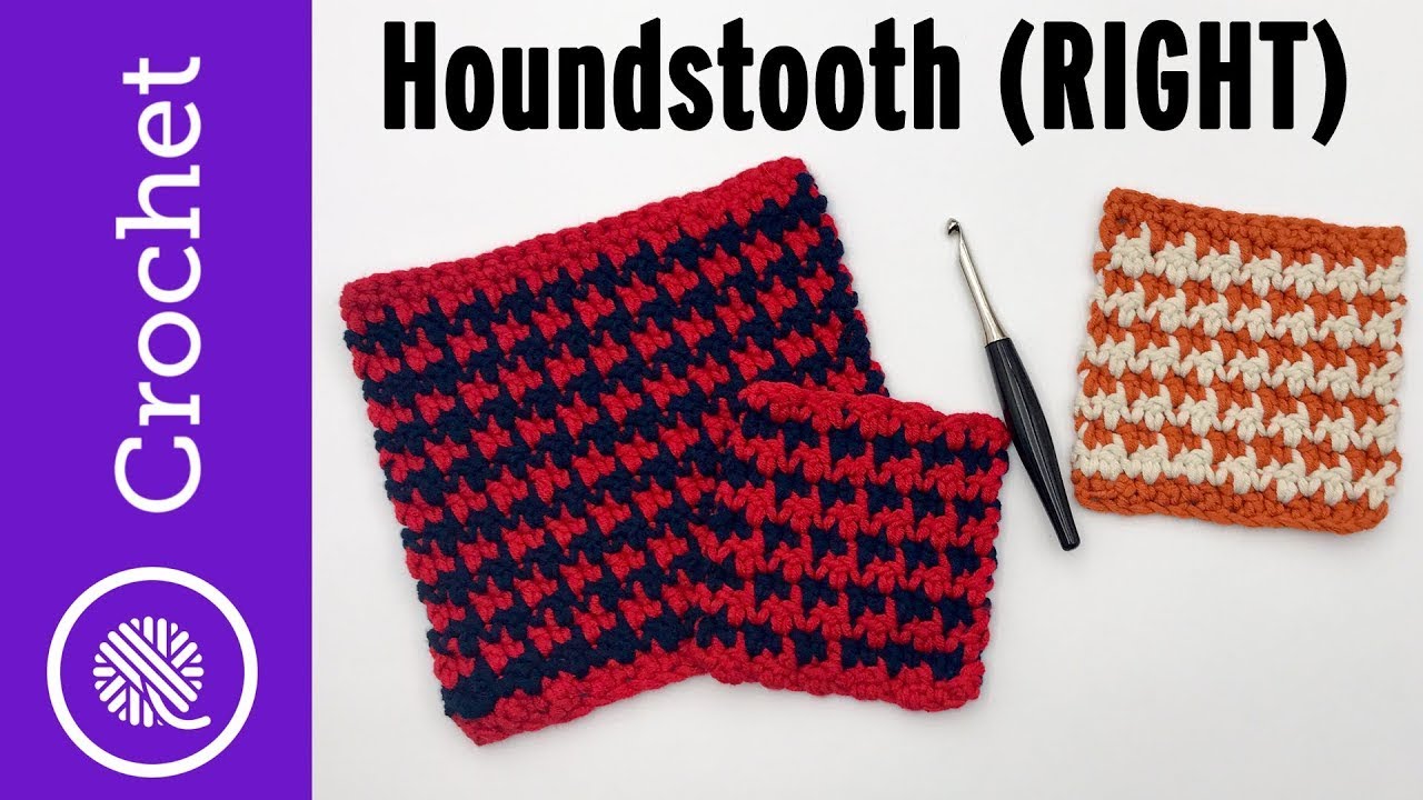 How to Crochet Houndstooth | Harry Styles cardigan