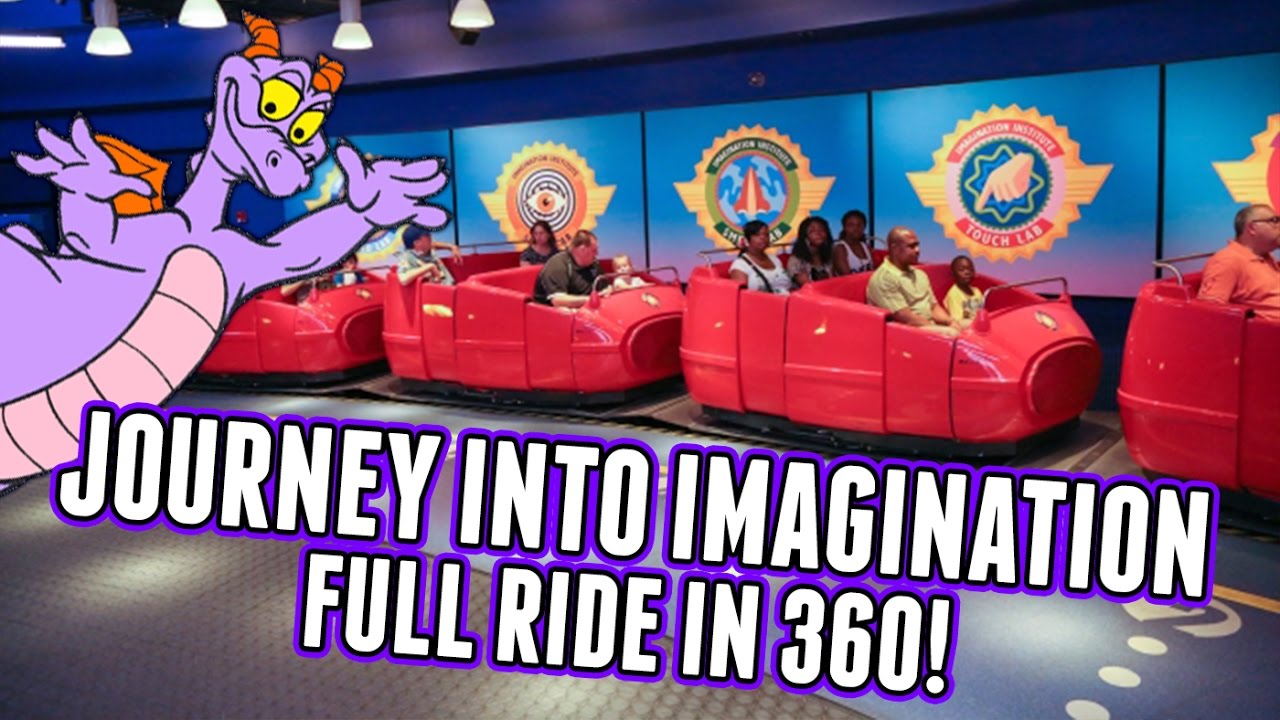 Journey Into Imagination In 360 FULL RIDE 4k HD - Epcot - Walt Disney World